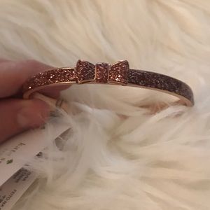 NWT Rose Gold glitter Kate Spade Bracelet